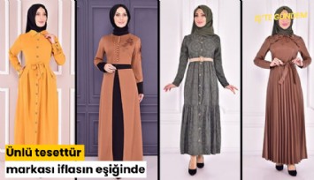 Ünlü tesettür markası iflasın eşiğinde