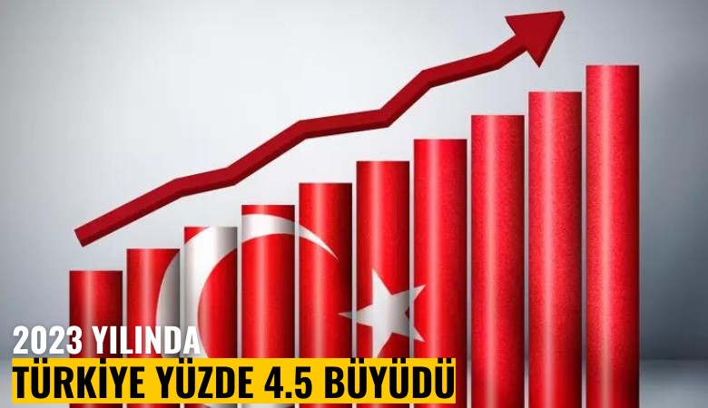 2023 yılında Türkiye yüzde 4.5 büyüdü: Salgın yılından bu yana en düşük büyüme