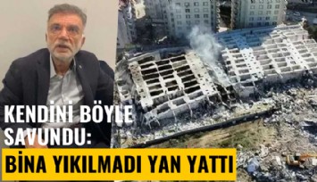 269 kişinin hayatını kaybettiği Rönesans Rezidans'ın müteahhidi: Bina çökmedi, yan yattı