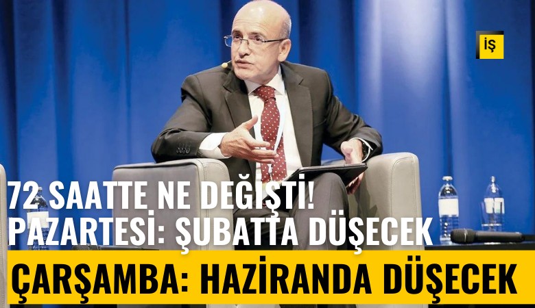 72 saatte ne değişti? Pazartesi: Şubatta düşecek/Çarşamba: Haziranda düşecek