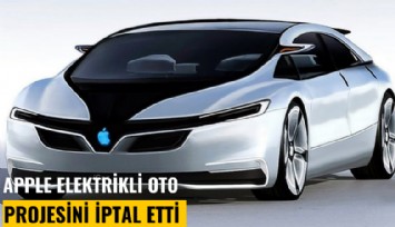 Apple elektrikli otomobil projesini iptal etti