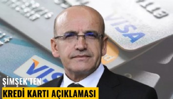 Bakan Şimşek'ten açıklama: Kredi kartına sınırlama geliyor mu?