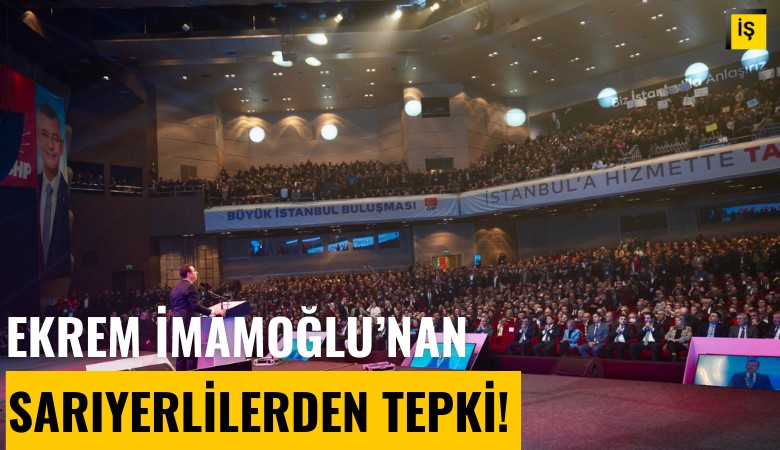 Ekrem İmamoğlu'na Sarıyerlilerden tepki