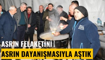 Hisarcıklıoğlu: Asrın felaketini asrın dayanışmasıyla aştık