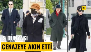 İş dünyası ünlü ismin cenazesine akın etti