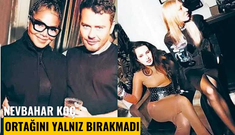 Nevbahar Koç, ortağını yalnız bırakmadı