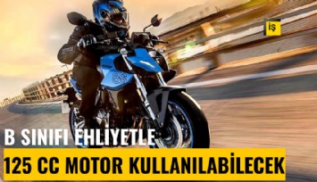 Resmi Gazete'de yayımlandı: B sınıfı ehliyetle 125 cc motor kullanılabilecek