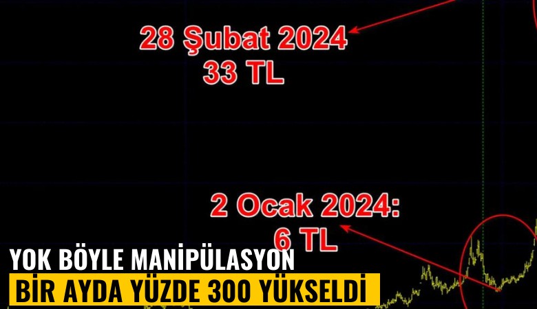 Yok böyle manipülasyon: Bir ayda yüzde 300 yükseldi