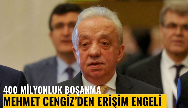 400 milyon lira tazminat istemişti! Mehmet Cengiz'e boşanma davasına erişim engeli