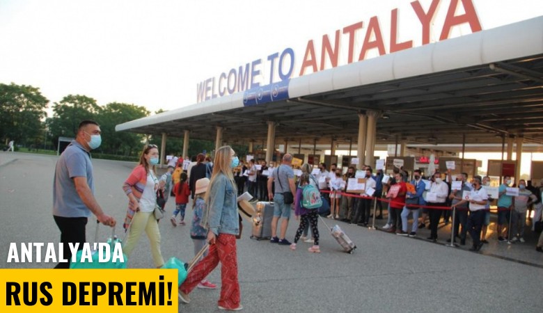 Antalya'da Rus depremi!