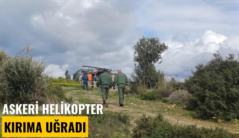 Askeri helikopter kırıma uğradı: 1 yaralı