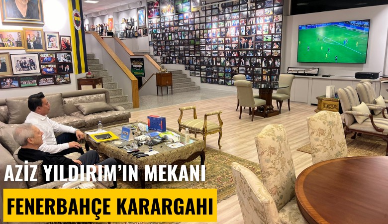 Aziz Yıldırım'ın maç izlerken çekilen fotoğrafı gündem oldu: Fenerbahçe karargahı