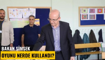 Bakan Şimşek oyunu nerede kullandı?