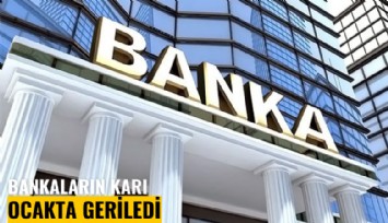 Bankaların karı ocakta geriledi