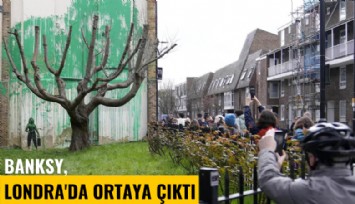 Banksy, Londra'da ortaya çıktı