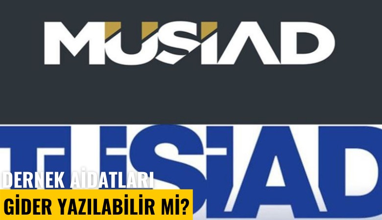 Dernek aidatları gider yazılabilir mi?