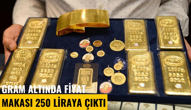 Gram altında fiyat makası 250 liraya çıktı