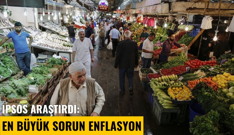 Ipsos araştırdı: En büyük sorun enflasyon