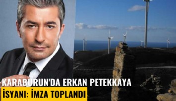 Karaburun'da Erkan Petekkaya isyanı: İmza toplandı
