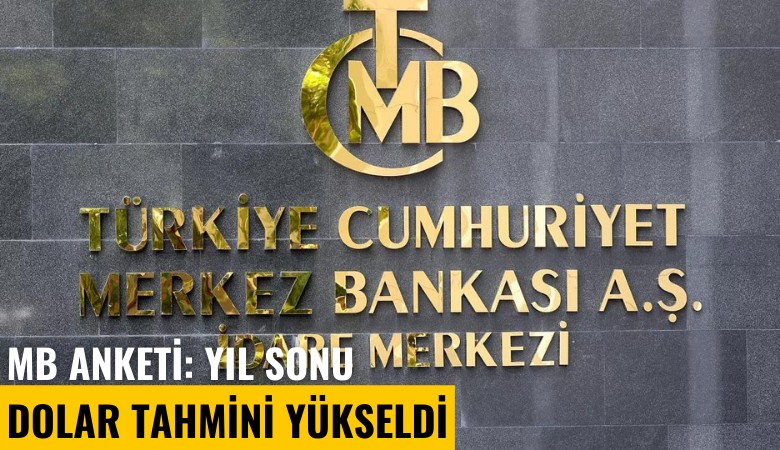 MB anketi: Yıl sonu dolar tahmini yükseldi