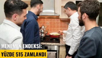 Menemen endeksi: Yüzde 515 zamlandı