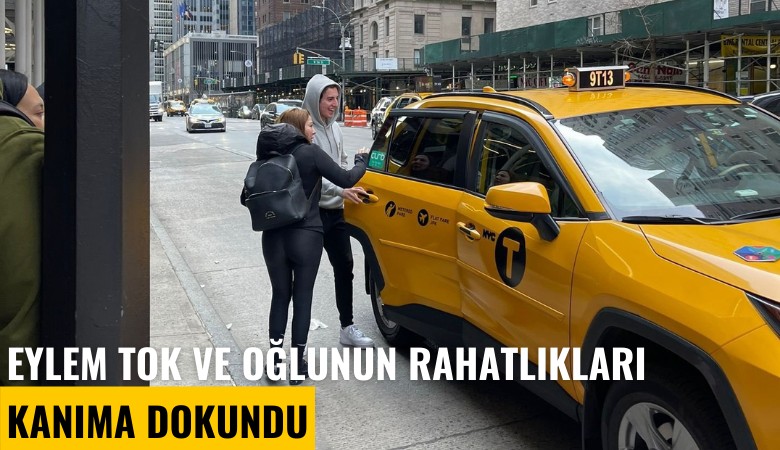 O fotoğrafı çeken kişi: Eylem Tok ve oğlunun rahatlıklarını görünce kanıma dokundu