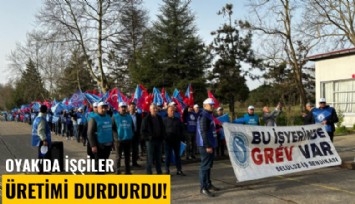 OYAK'da işçiler üretimi durdurdu!