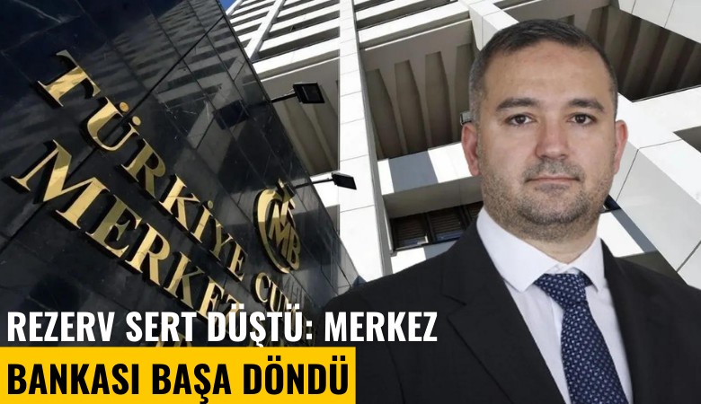 Rezerv sert düştü: Merkez Bankası başa döndü