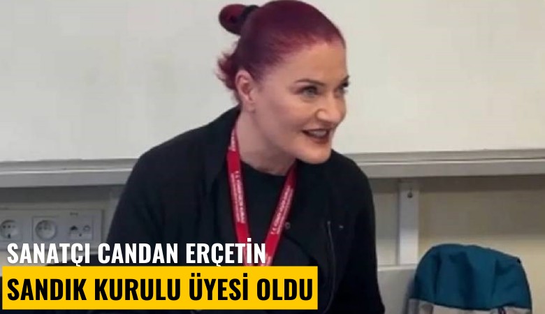 Sanatçı Candan Erçetin sandık kurulu üyesi oldu