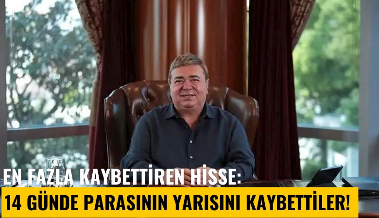 Son günlerin en fazla kaybettiren hissesi: 14 günde parasının yarısını kaybettiler!