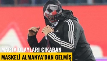 Trabzonspor-Fenerbahçe maçında olayları çıkaran maskeli Almanya'dan gelmiş