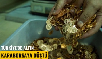Türkiye'de altın karaborsaya düştü
