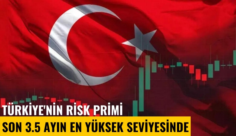 Türkiye'nin risk primi son 3.5 ayın en yüksek seviyesinde