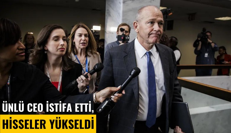 Ünlü CEO istifa etti, hisseler yükseldi