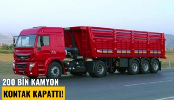 200 bin kamyon kontak kapattı!