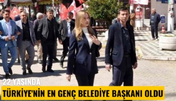 22 yaşında Türkiye'nin en genç belediye başkanı oldu