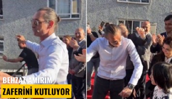 Behzat amirim zaferini kutluyor