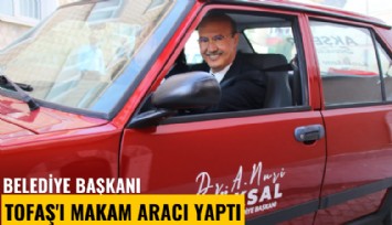 Belediye başkanı TOFAŞ'ı makam aracı yaptı
