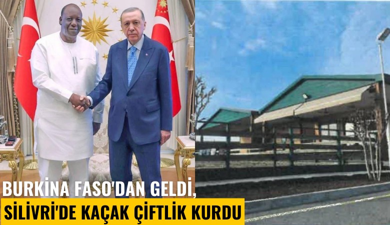 Burkina Faso'dan geldi, Silivri'de kaçak çiftlik kurdu
