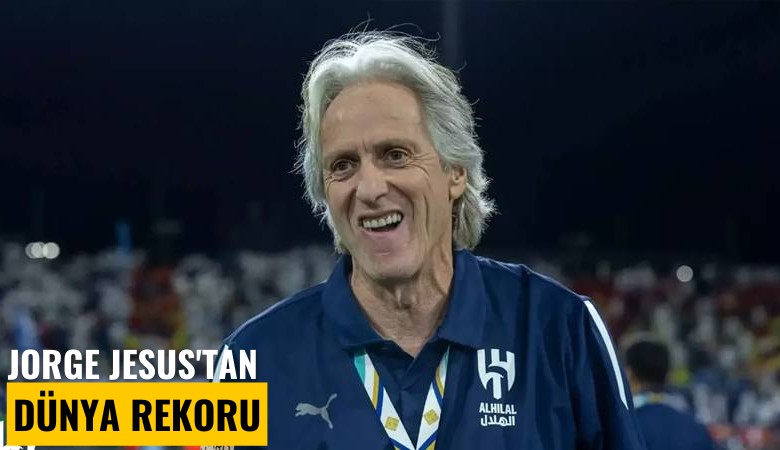 Jorge Jesus'tan dünya rekoru