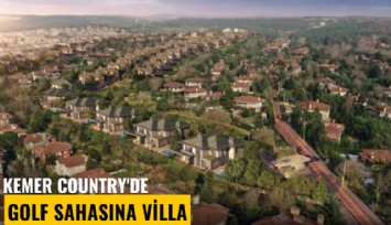 Kemer Country'de golf sahasına villa