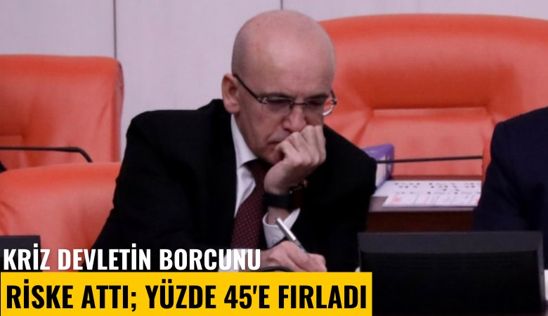 Kriz devletin borcunu riske attı; Yüzde 45'e fırladı