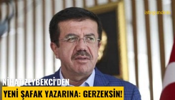 Nihat Zeybekci'den Yeni Şafak yazarına: Gerzeksin!