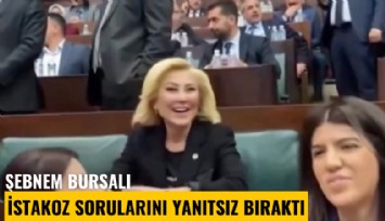 Şebnem Bursalı ıstakoz sorularını yanıtsız bıraktı