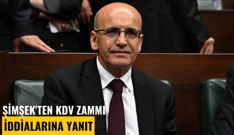 Şimşek'ten KDV zammı iddialarına yanıt