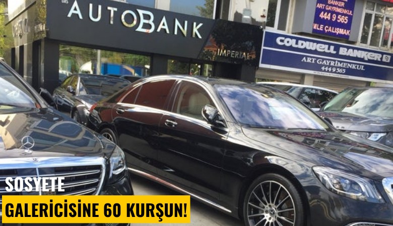 Sosyete galericisine 60 kurşun!