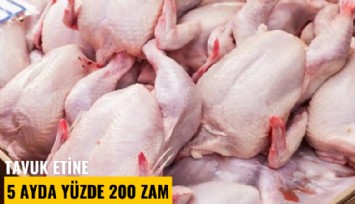 Tavuk etine 5 ayda yüzde 200 zam