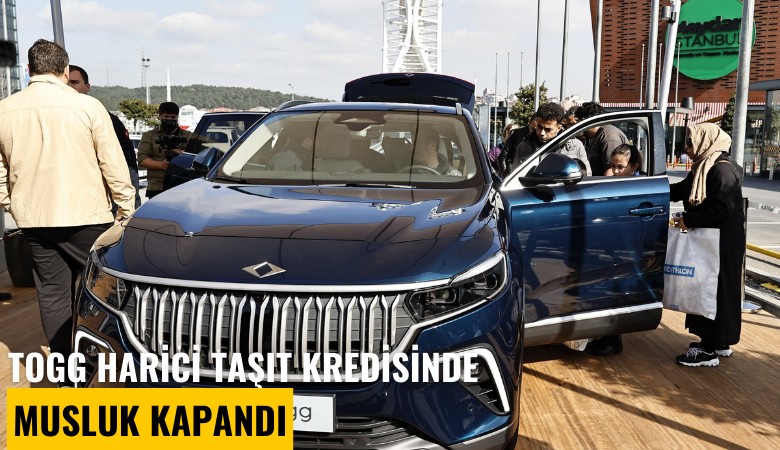 Togg harici taşıt kredisinde musluk kapandı