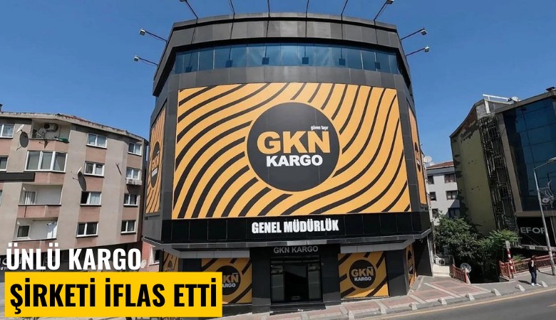 Ünlü kargo şirketi iflas etti
