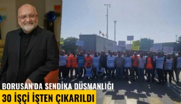 Borusan'da sendika düşmanlığı: 30 işçi işten çıkarıldı